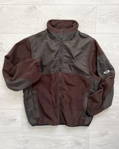 Oakley Software 00s Technical Panelled Fleece Jacket - Size XL