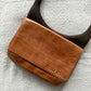 Miu Miu FW2001 Tan Leather Crossbody Bag