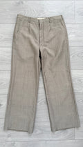 Givenchy 1990s Taupe Beige Wool Pants - Size 30" Waist
