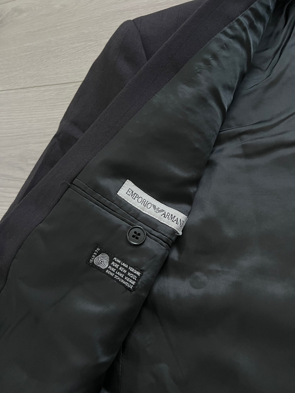 Emporio Armani 1990s Double-Breasted Pleated Relaxed Suit - Size M Jacket / 30" Waist