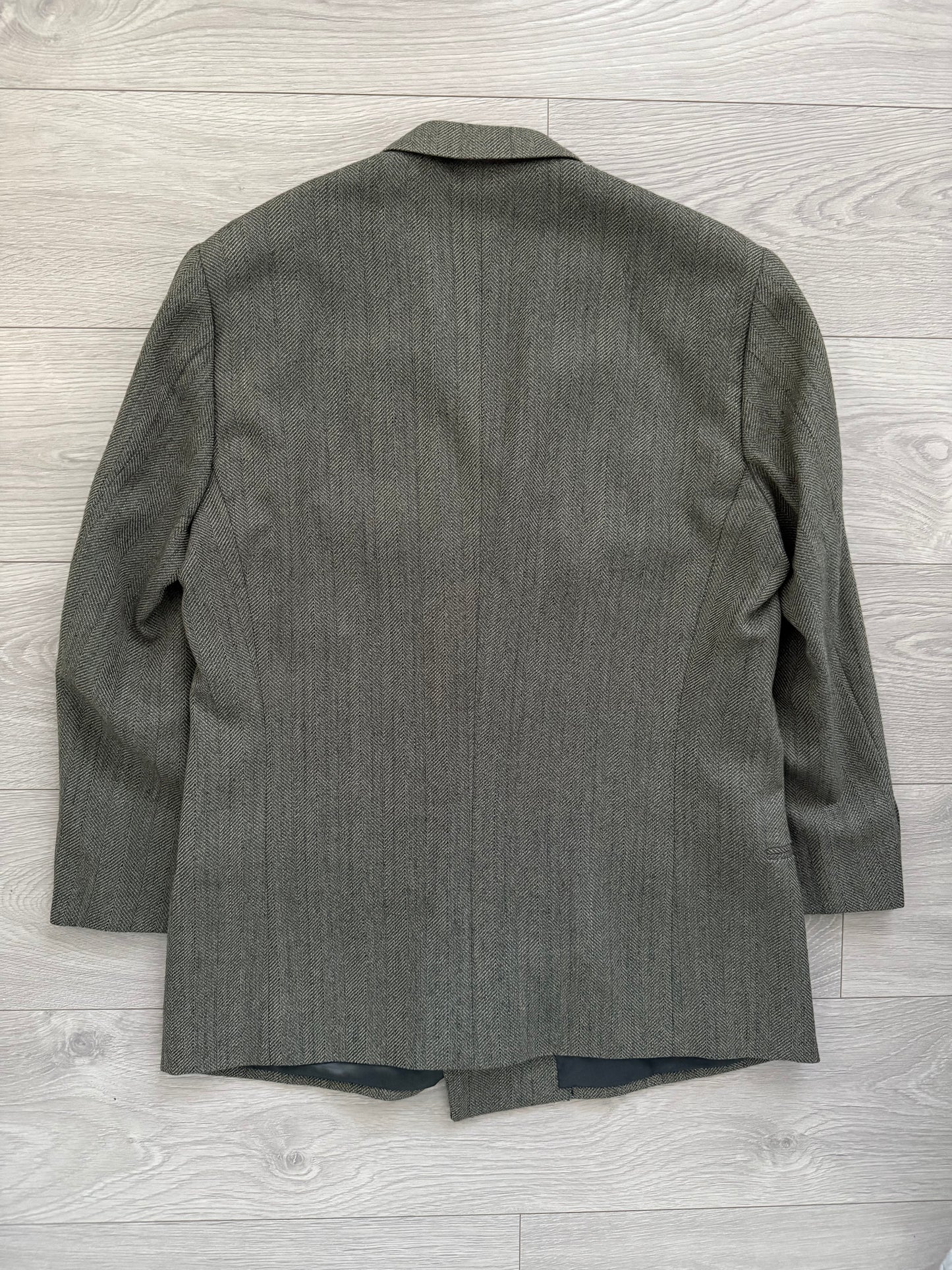 Emporio Armani 1990s Double-Breasted Pleated Wool Suit - Size M Jacket / 34" Waist