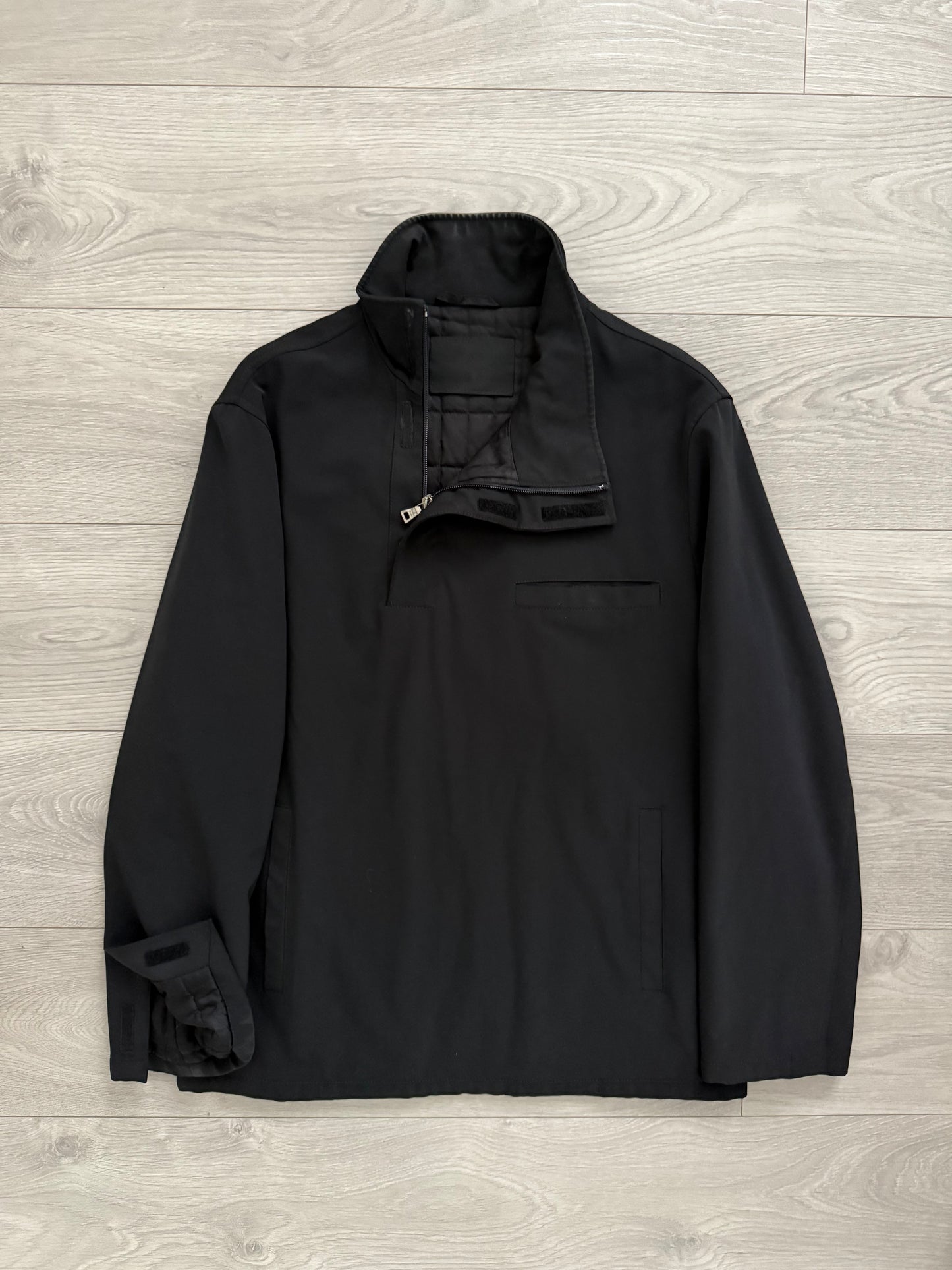 Prada FW1998 Runway Tech Nylon Padded Pullover Jacket - Size S