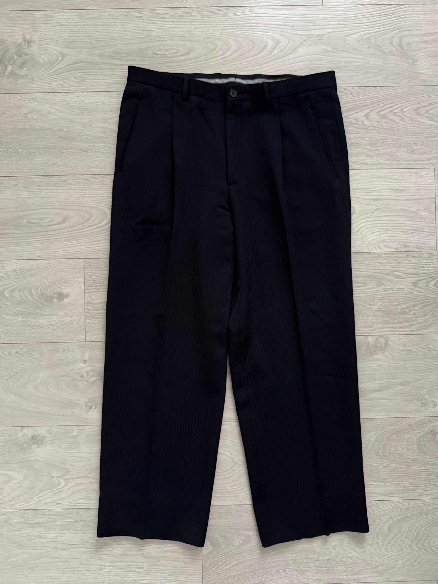 Giorgio Armani 1990s Double-Breasted Wool Suit - Size XL Jacket / 38" Waist