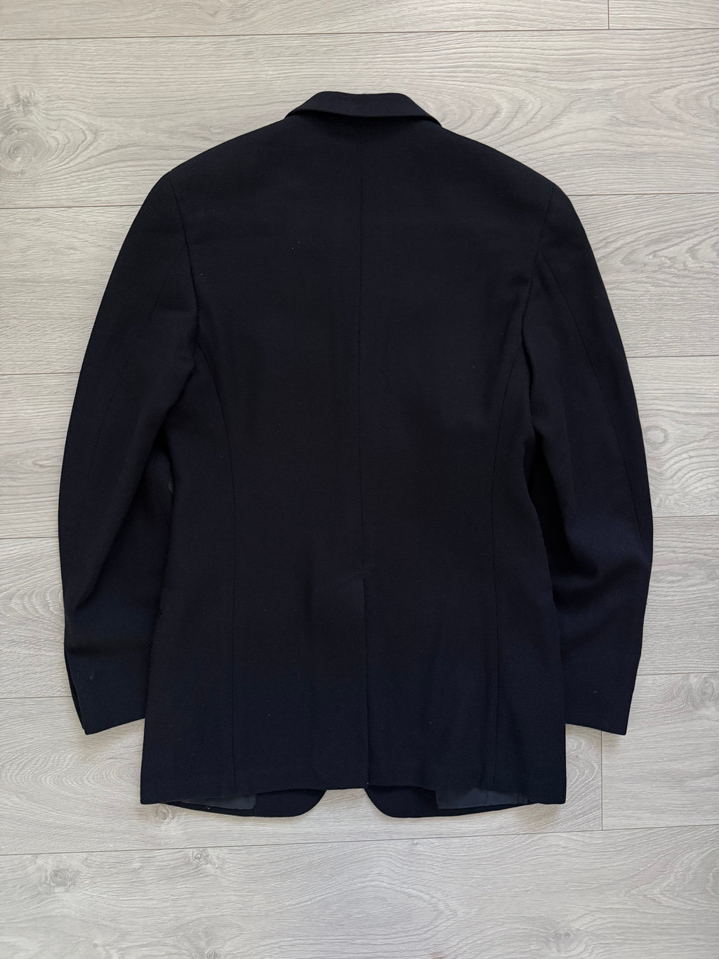 Giorgio Armani Black Label 1990s Navy Wool Sports Jacket Blazer - Size M