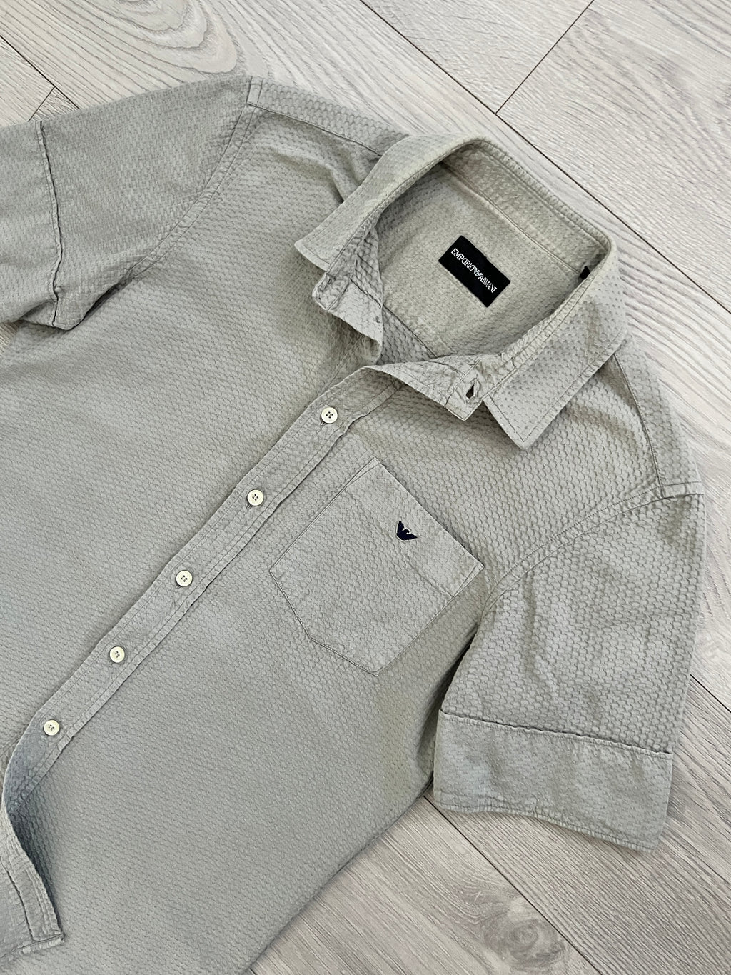 Emporio Armani 1990s Textured Shirt - Size S