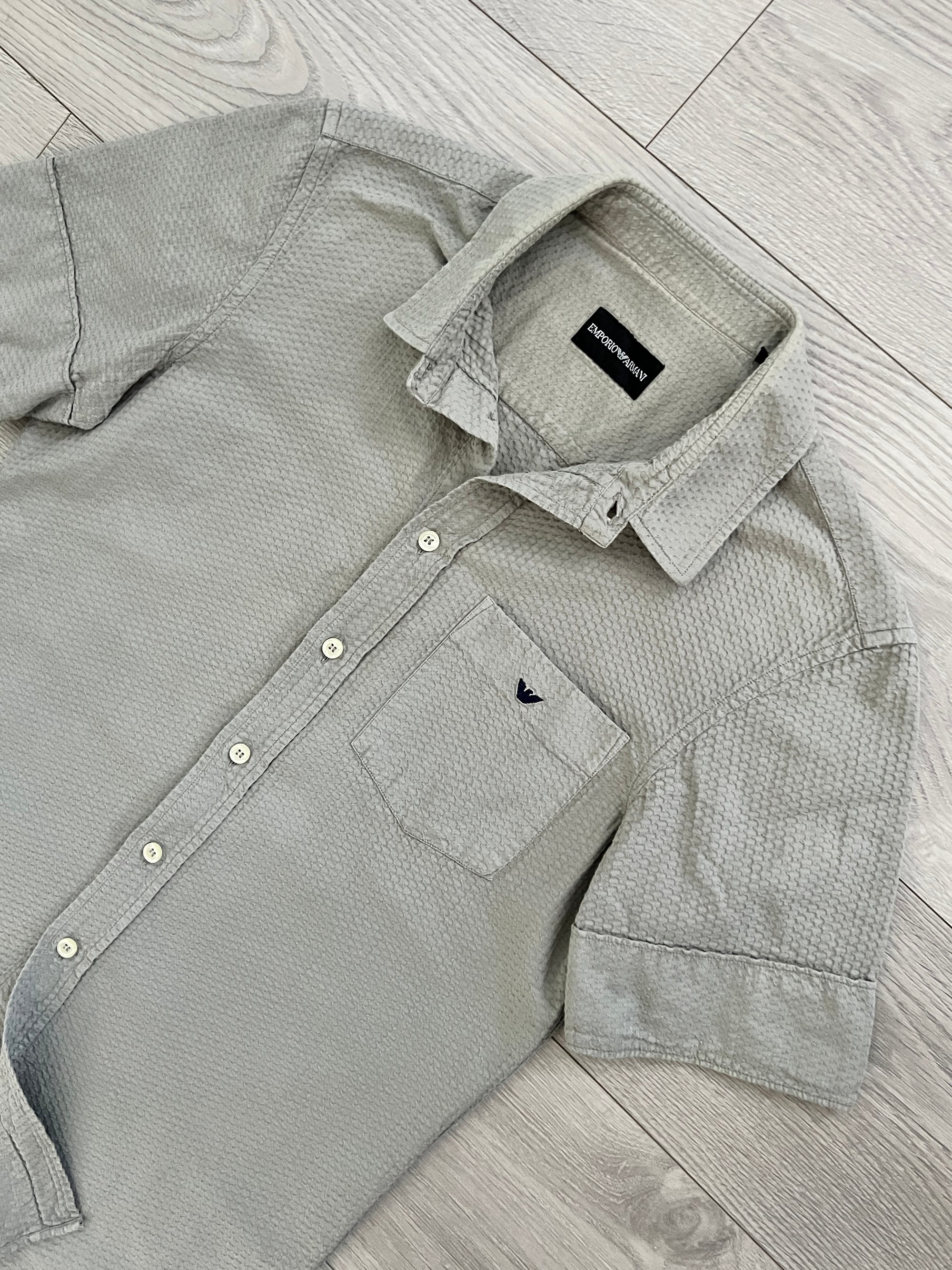 Emporio Armani 1990s Textured Shirt - Size S