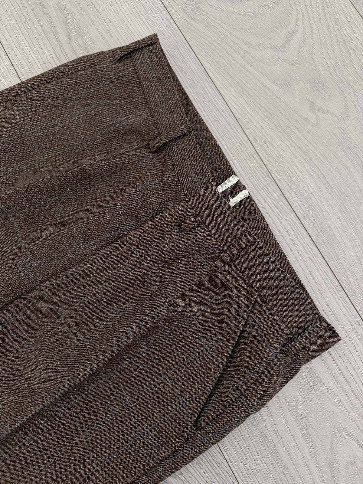 1970s Vintage Brown Wool Flared Pants - Size 31" Waist
