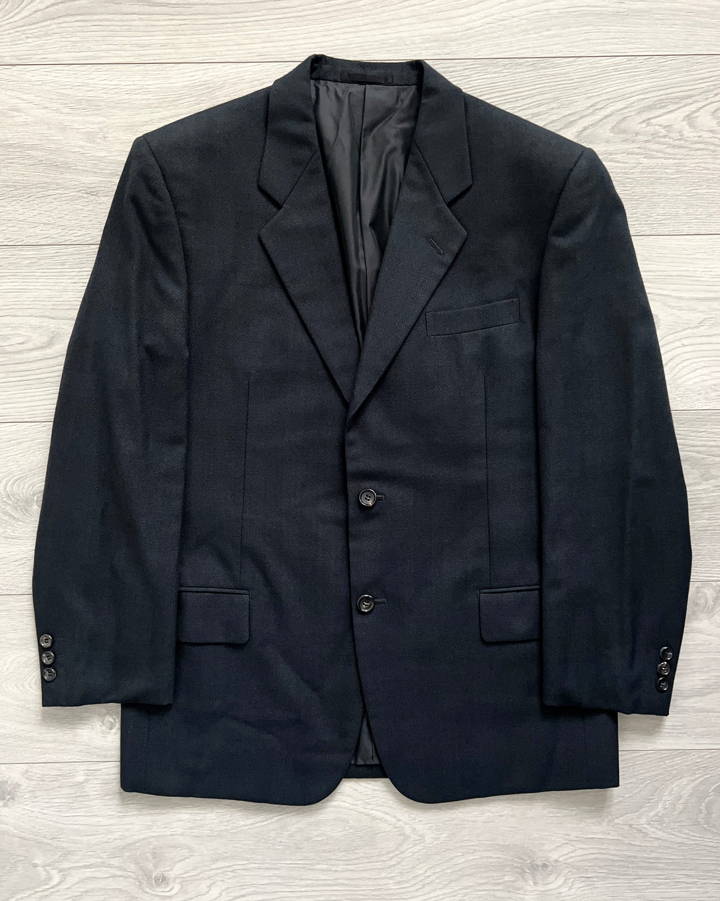 Comme Des Garcons Homme Deux AW1999 Textured Pleated Suit - Size L Jacket / 34 Waist