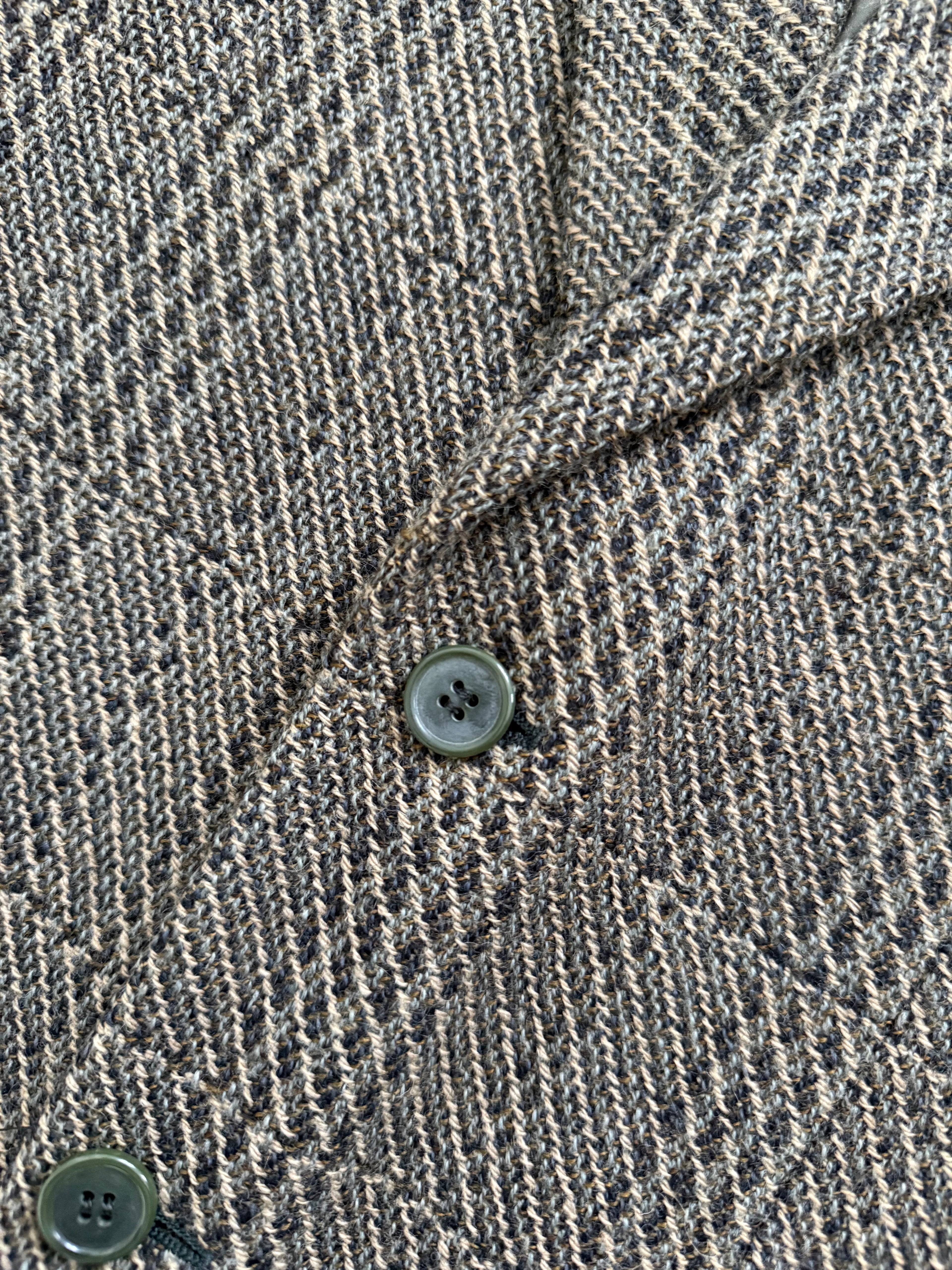 Giorgio Armani 1980s 2B Textured Wool Sports Jacket Blazer - Size S