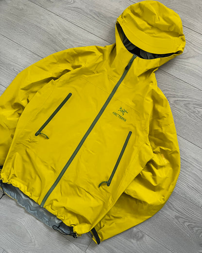 Arcteryx Theta LT Gore-Tex Pro Waterproof Yellow Jacket - Size M