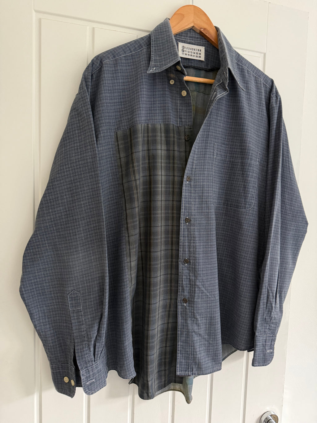 Maison Martin Margiela SS2004 Artisanal Line (0)(10) Reconstructed Patch Shirt - Size M