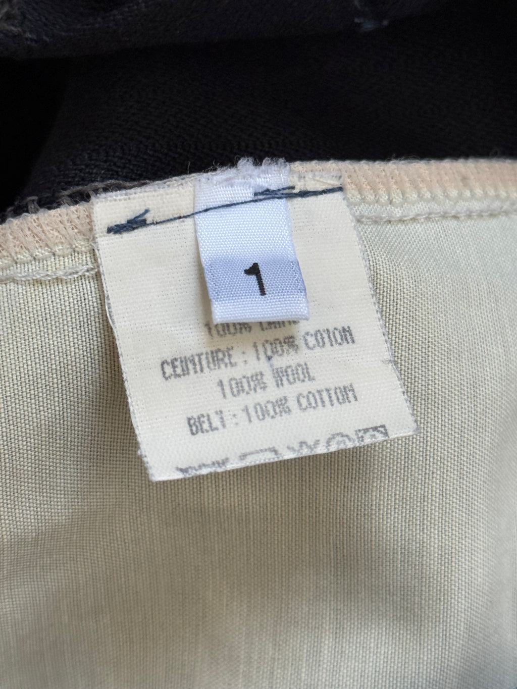 Maison Martin Margiela Artisanal Line (0)(10) SS2004 Re-Worked Denim Waistband Pants - Size 32" Waist