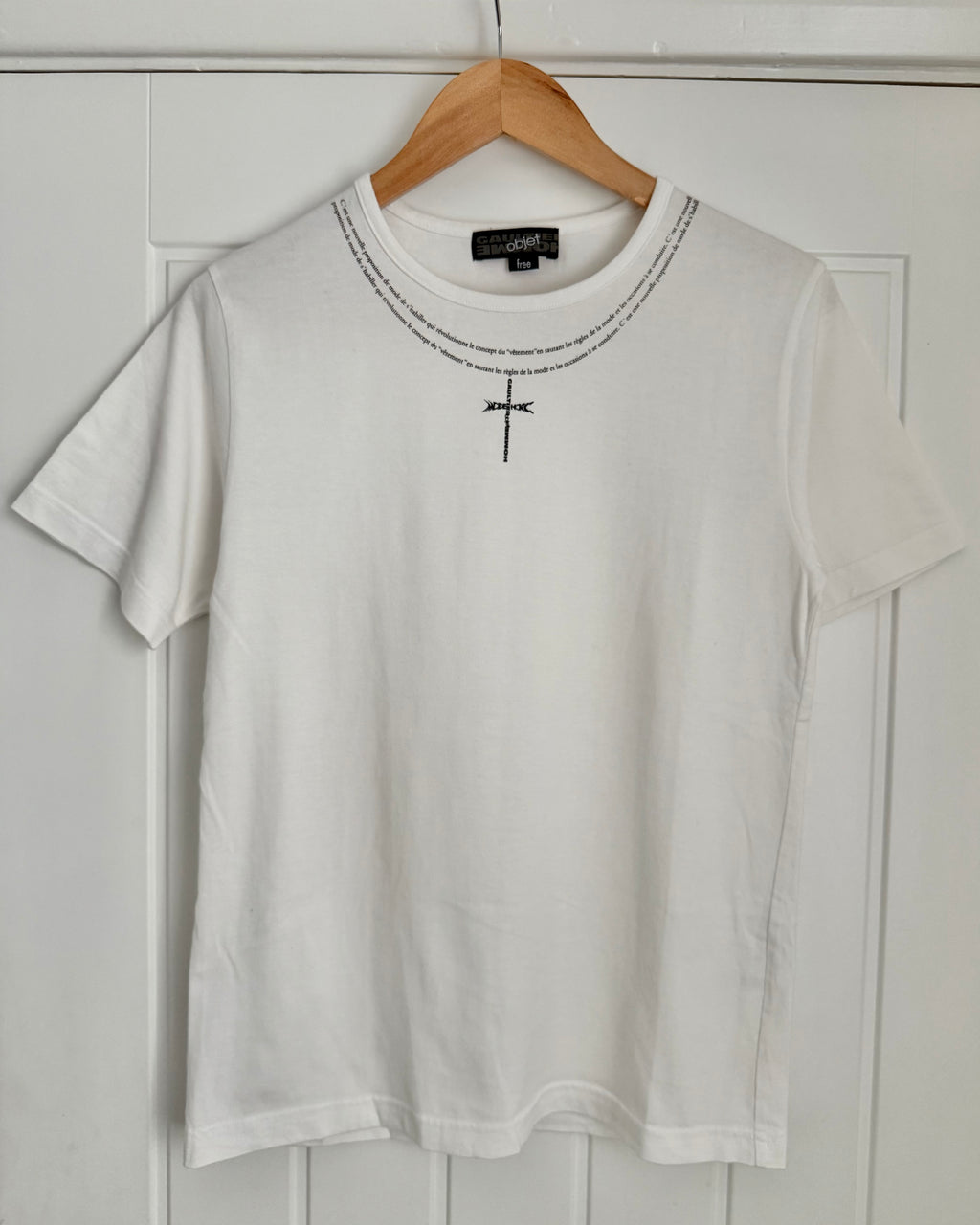 Jean Paul Gaultier 00s Cross Chain Print T-Shirt - Size S