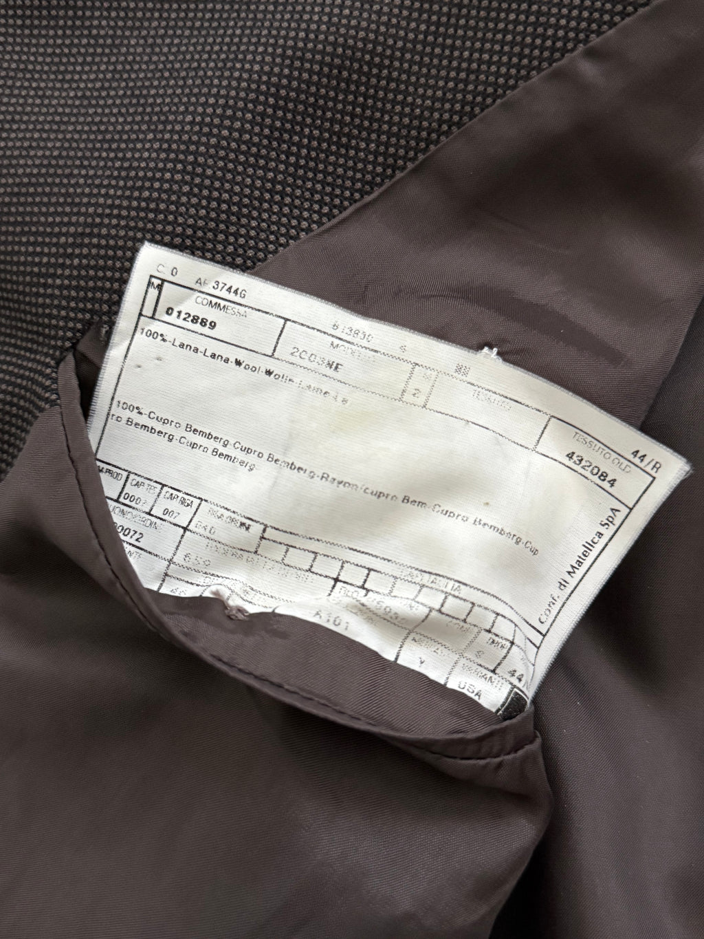 Armani 1990s Textured Wool 3B Blazer Jacket - Size XL