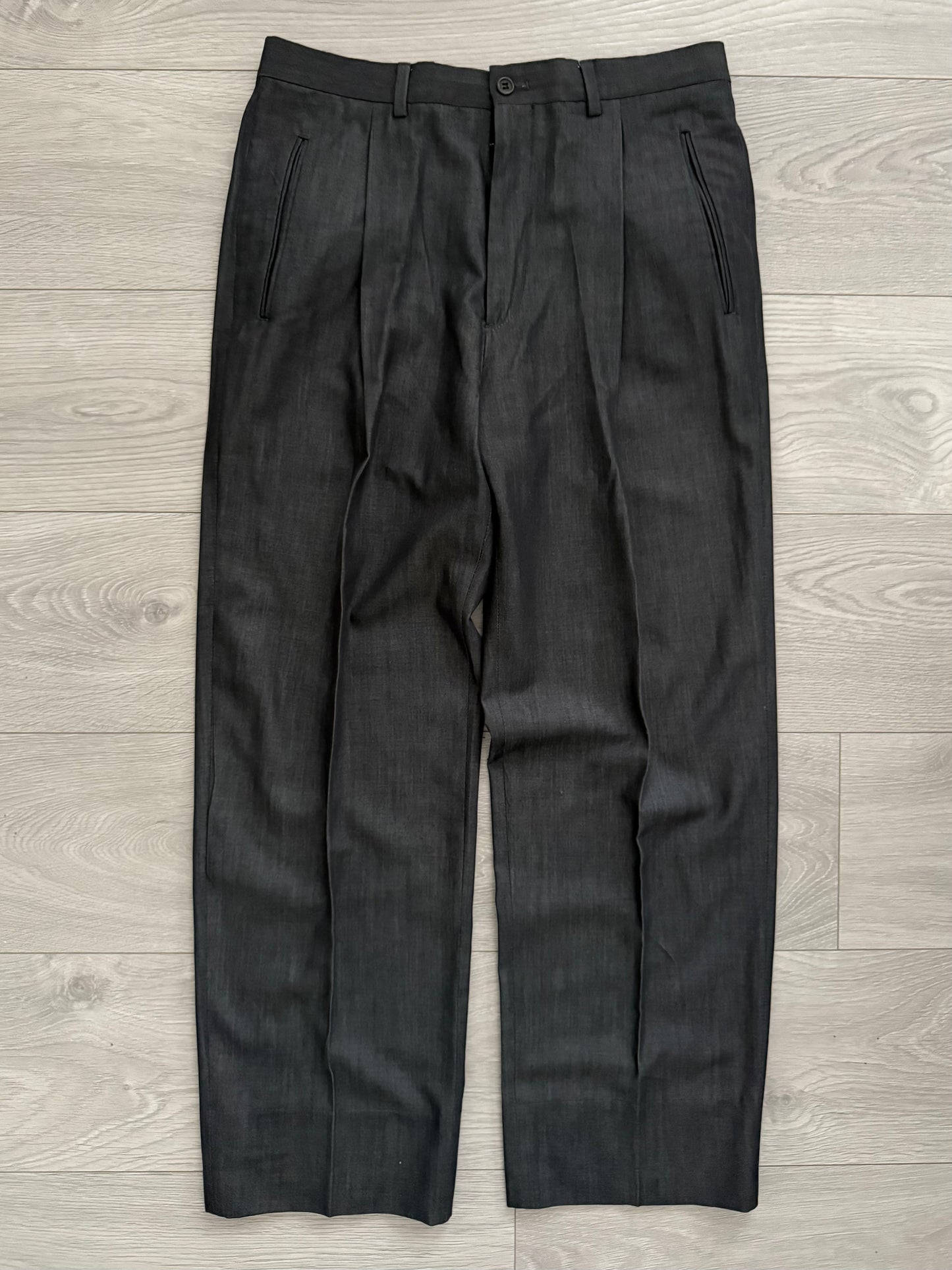 Giorgio Armani 1990s Pleated Suit - Size M Jacket / 32" Waist