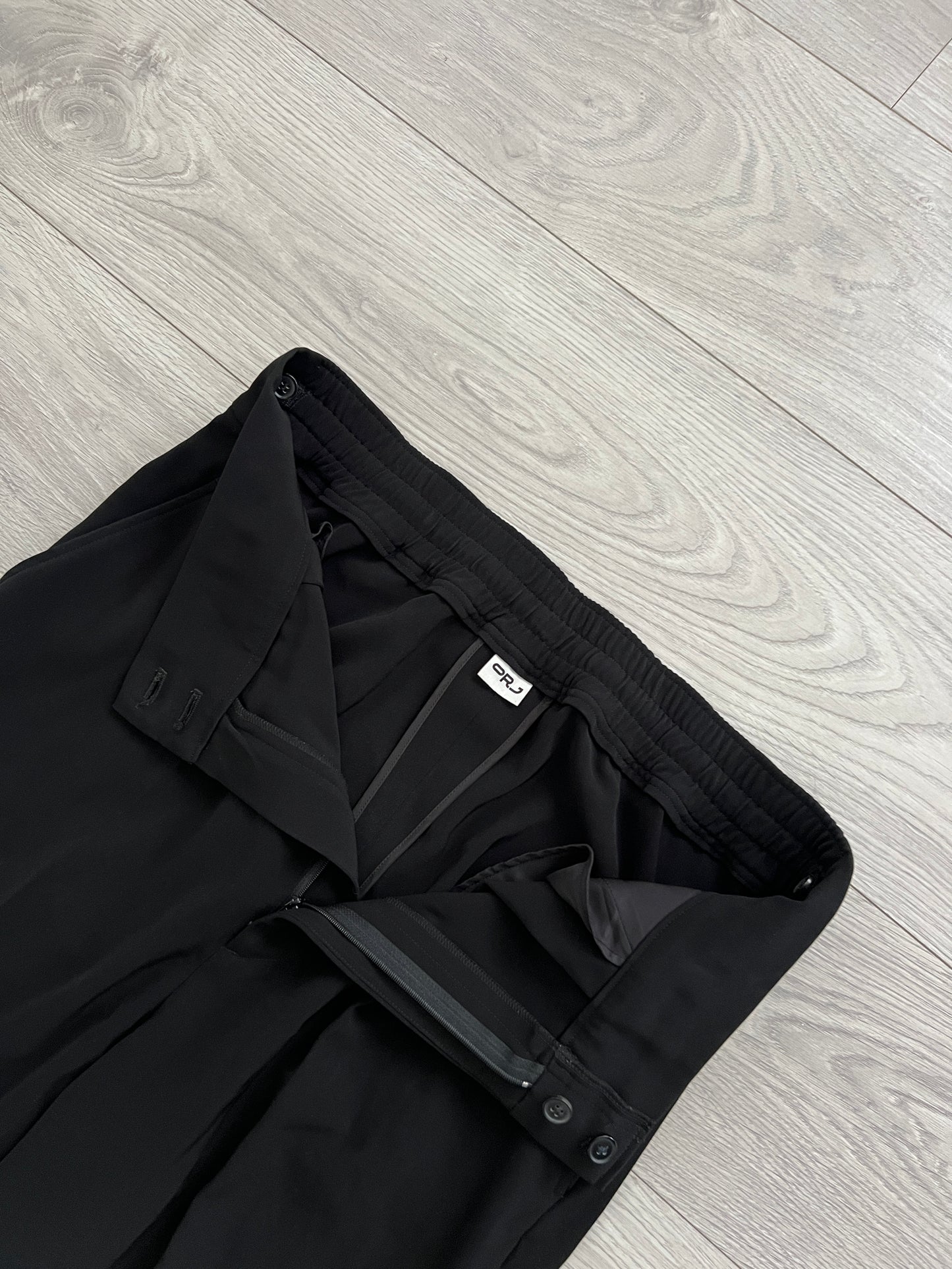 Issey Miyake OJR Tag 1990s Technical Pleated Suit - Size L Jacket / 32" Waist