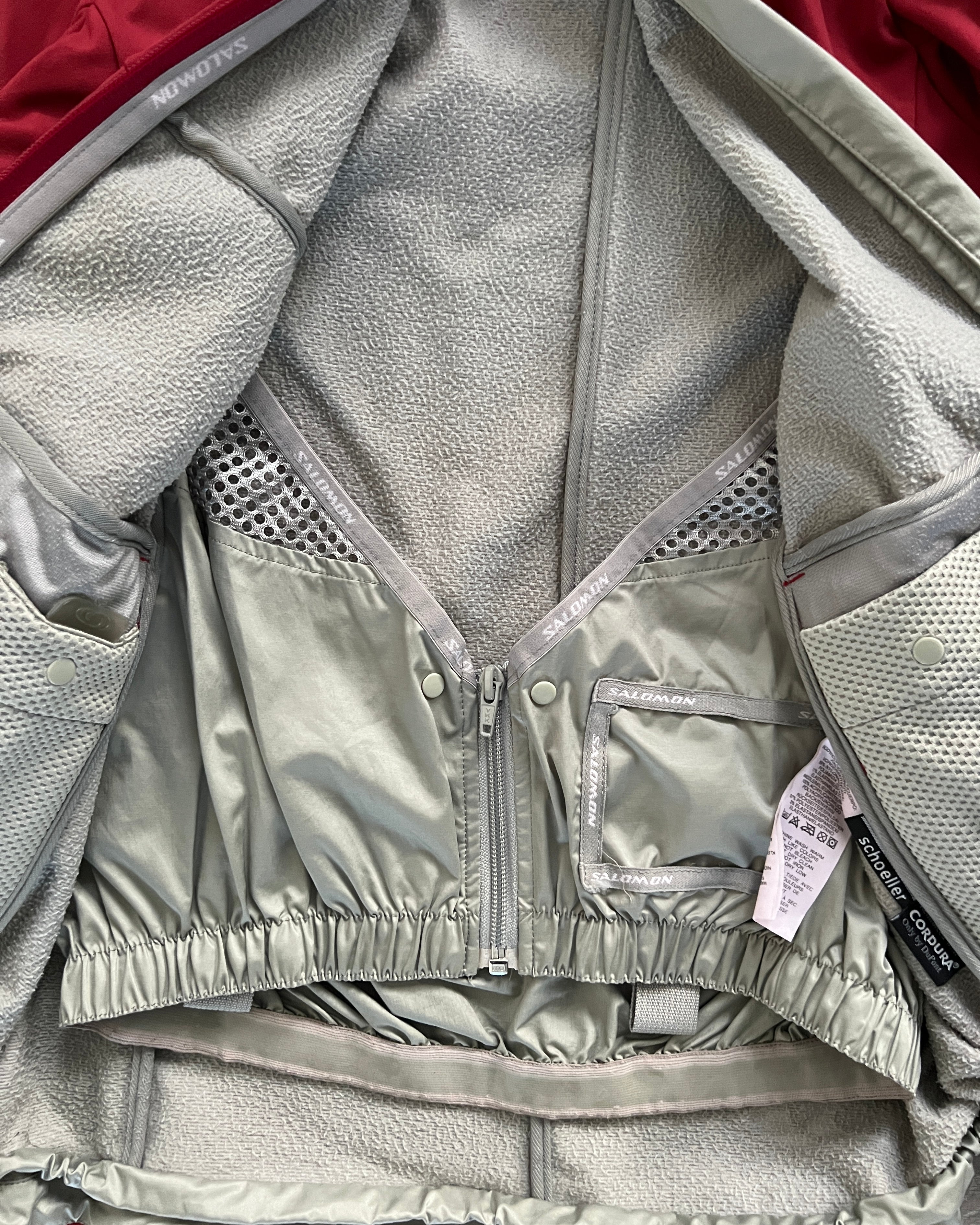 Salomon 2002 Technical Panelled Softshell Schoeller Cordura Jacket - Size Womens Small