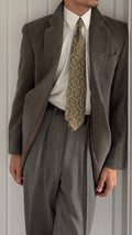 Emporio Armani 1990s 1B Wool Textured Sport Jacket Blazer - Size S
