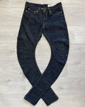 Kapital Banana Leg Indigo Blue Stacked Denim Jeans - Size 30