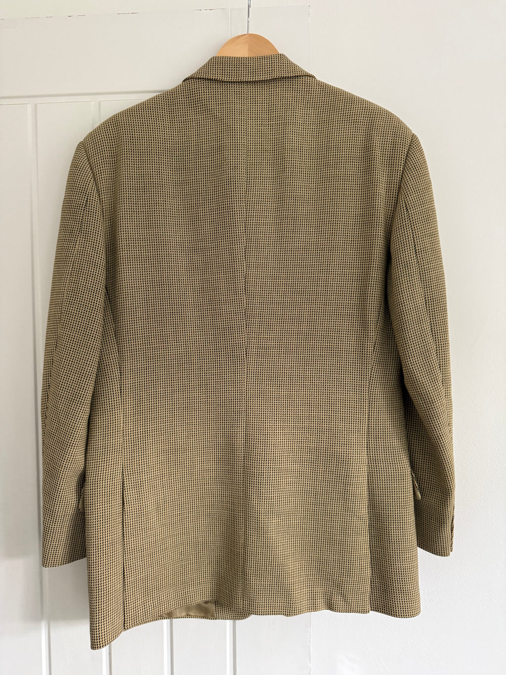 Valentino 1980s 3B Textured Wool Sports Jacket Blazer  - Size M