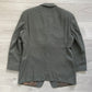 Armani 1990s Pleated Grey Wool Relaxed Suit - L Jacket / 36" Waist