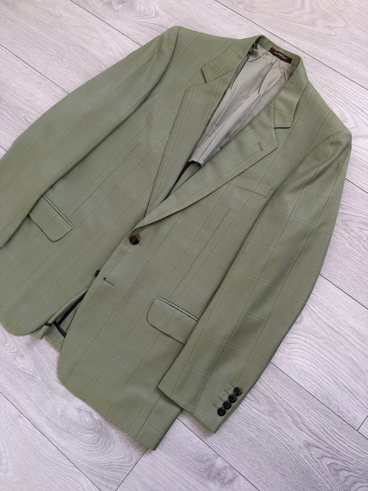 Givenchy 1990s 2B Wool Sport Jacket Blazer - Size M