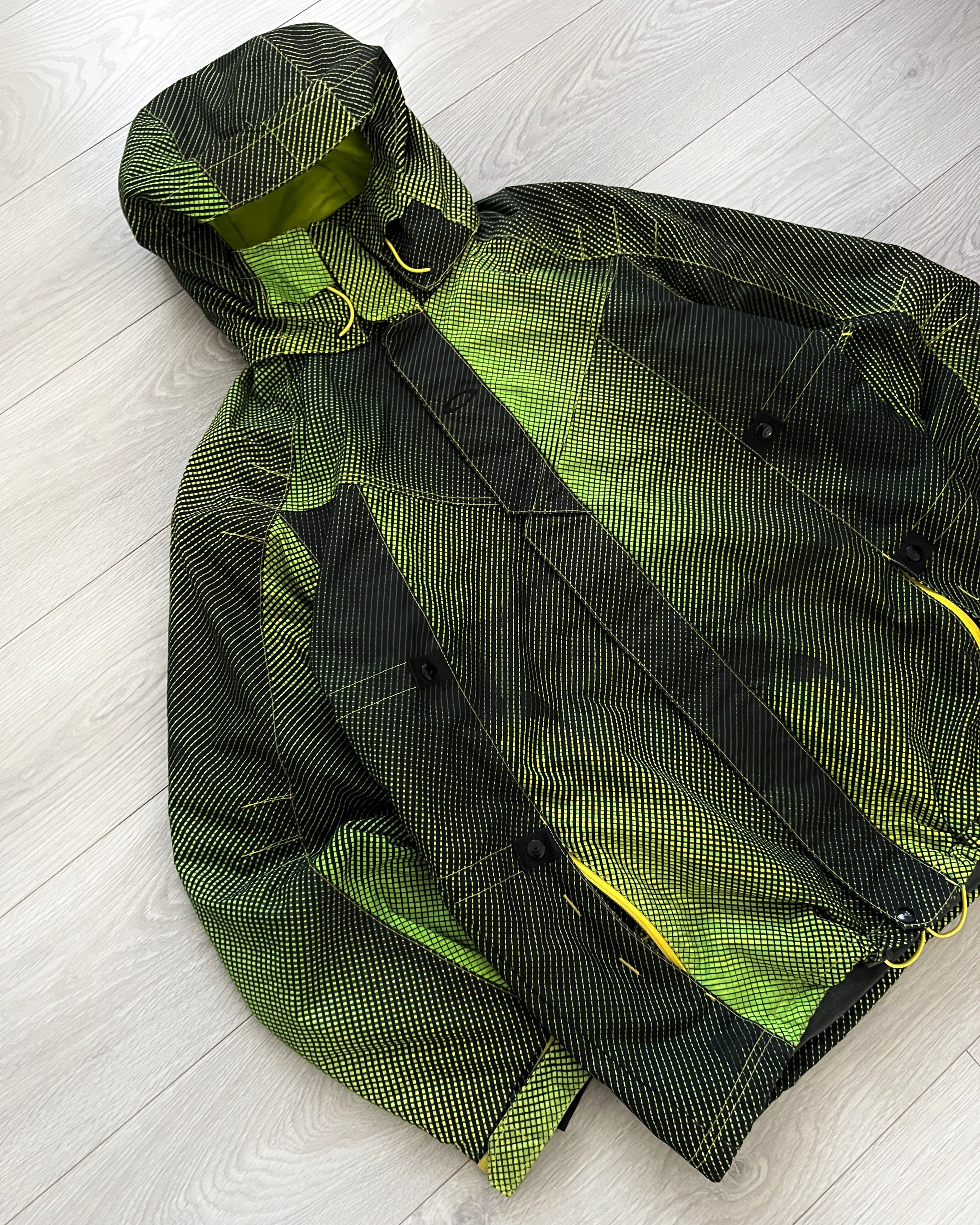 Oakley FW2010 Magnetic Hood 3D Holographic Print Technical Waterproof Jacket - Size M