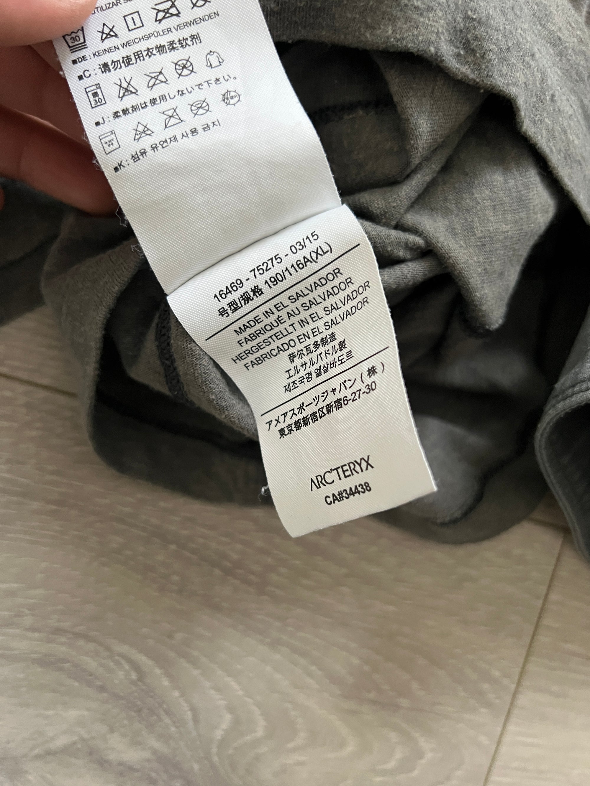 Arcteryx LEAF Assault AR Combat Shirt Wolf Grey - Size S & XL