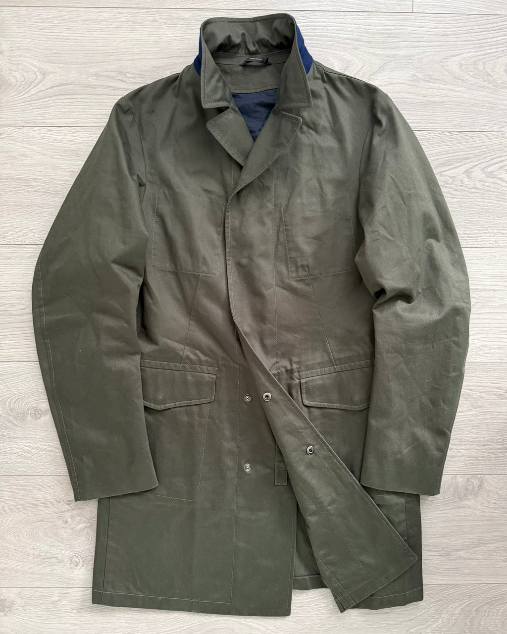 Jil Sander SS2013 Green Utility Coat - Size S