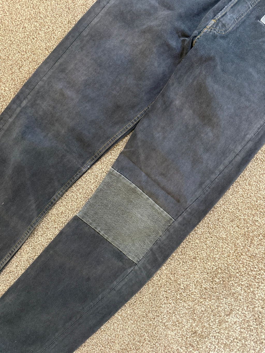 Maison Martin Margiela Artisanal Line (0) SS1999 Re-Worked Panelled Denim Jeans - Size 27" Waist