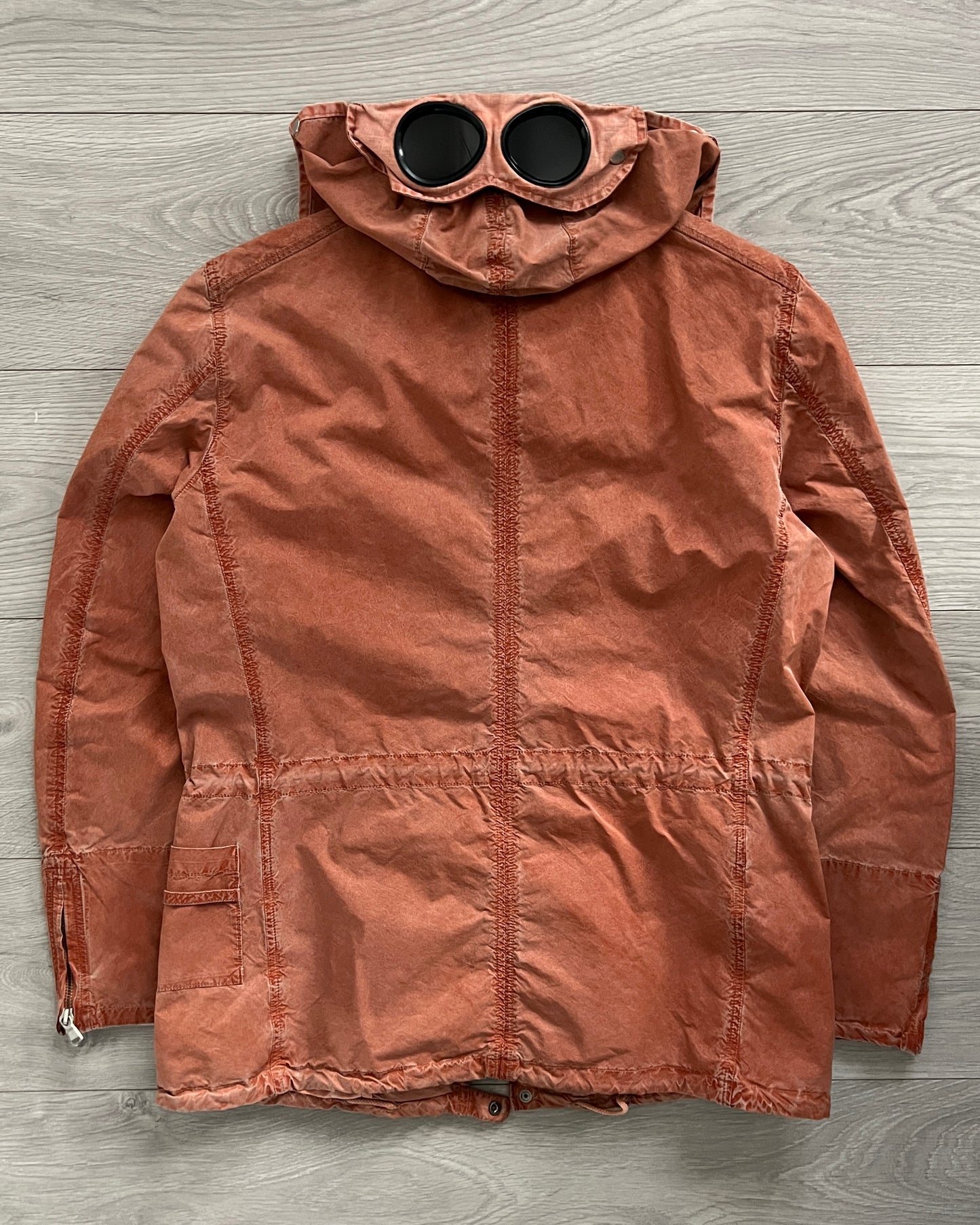 C.P. Company SS2006 Tinto Terra Mille Miglia Garment Dyed Cargo Goggle Jacket - Size S