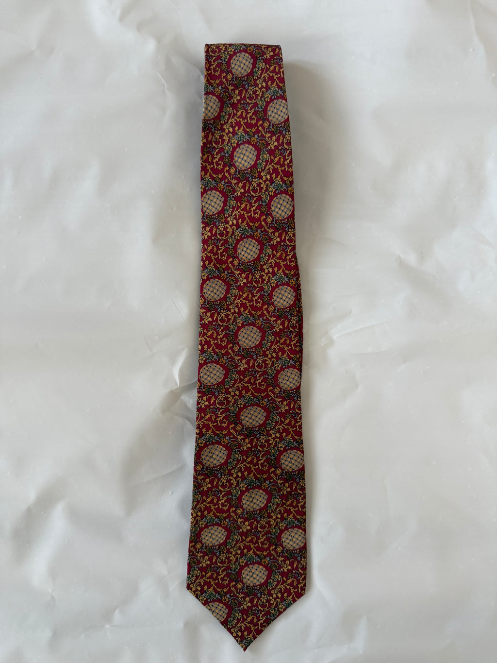 Uno Gaude 1990s Silk Tie Made in Italy