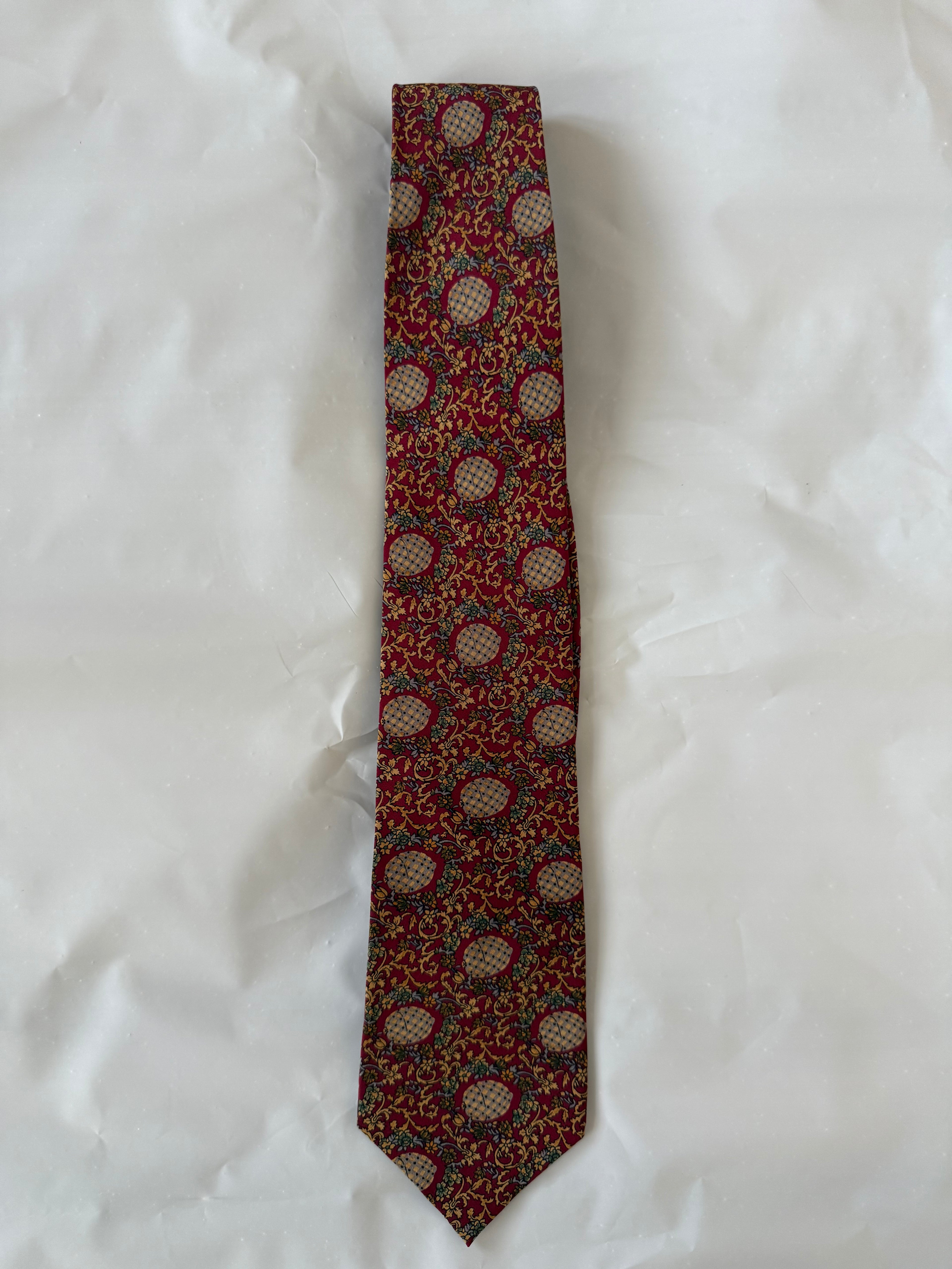Uno Gaude 1990s Silk Tie Made in Italy