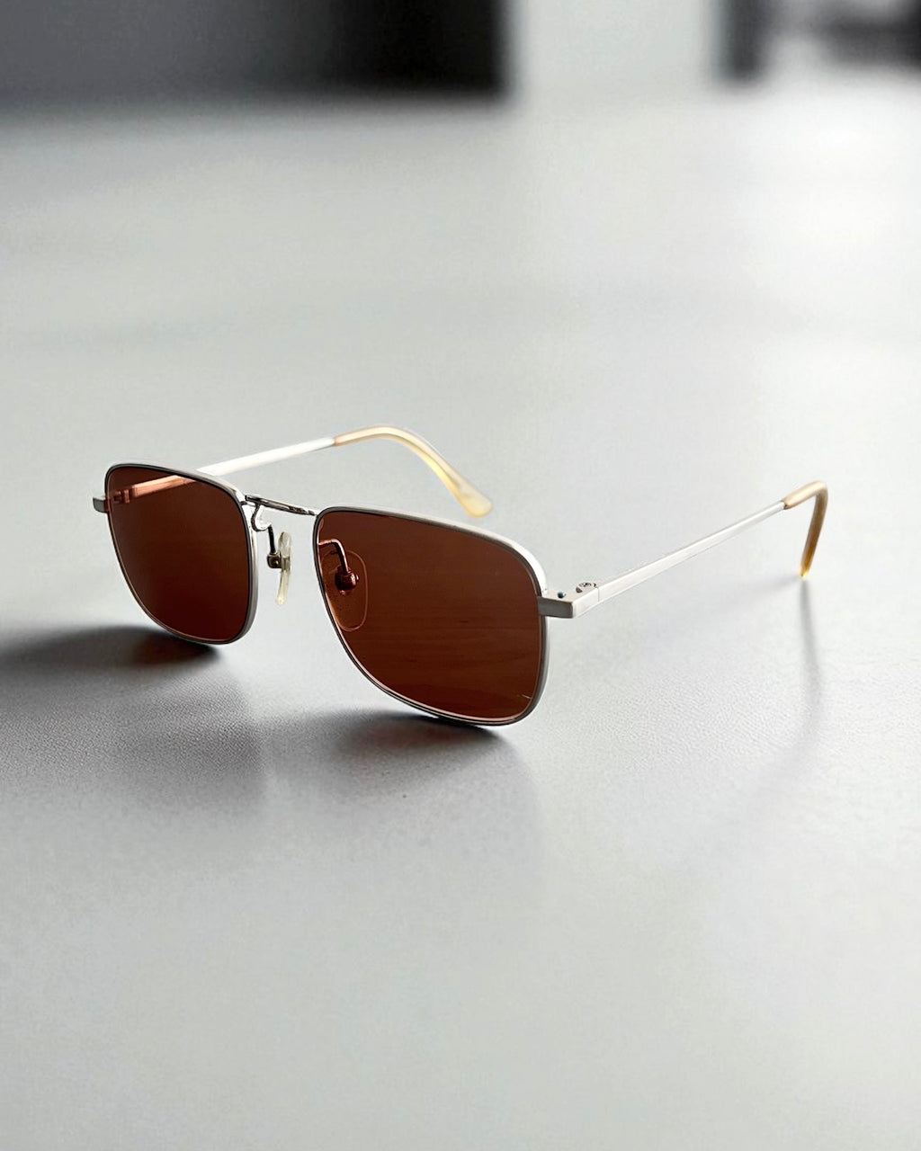 Helmut Lang 1999 Titanium Metal Sunglasses