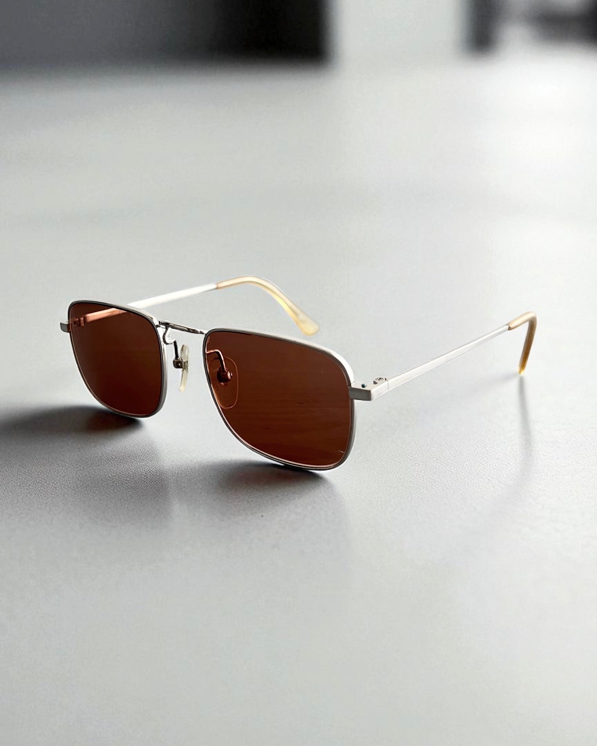 Helmut Lang 1999 Titanium Metal Sunglasses