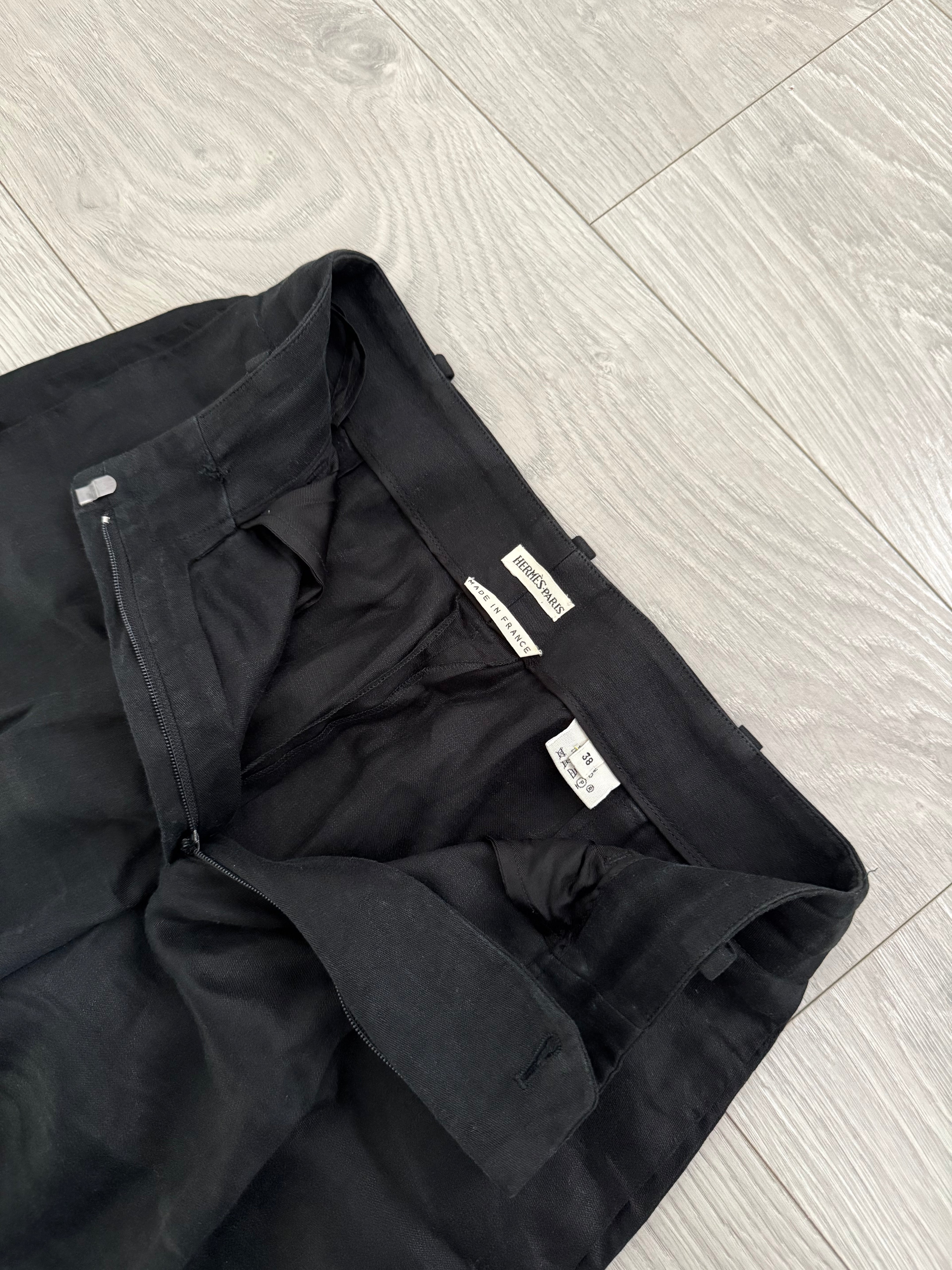 Hermes by Martin Margiela SS1999 Linen Pants Made in France - Size 28