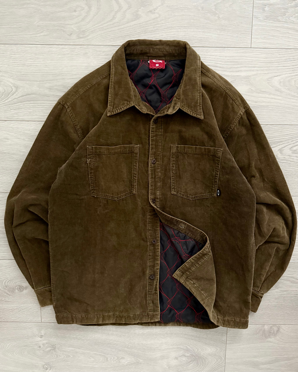 Oakley FW2004 Motion Logo Insulated Corduroy Shirt - Size M