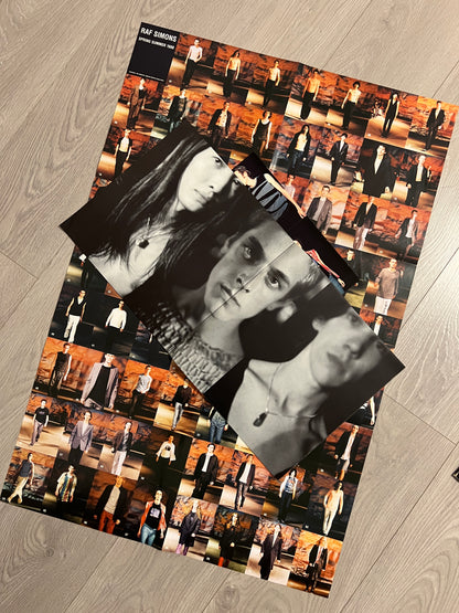 Raf Simons 1998 Black Palms Rare Poster, Lookbook, Runway Photos + More