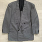 Yves Saint Laurent 1990s Double-Breasted Pleated Wool Suit - Size L Jacket / 34" Waist