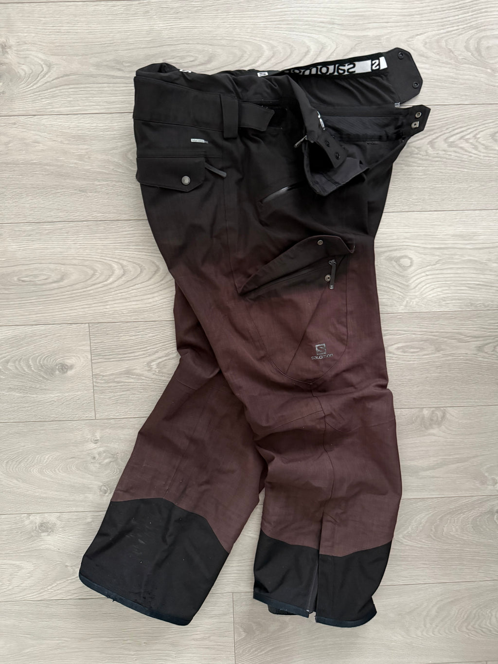 Salomon AdvancedSkin Dry Gradient Waterproof Pants - Size 36" Waist