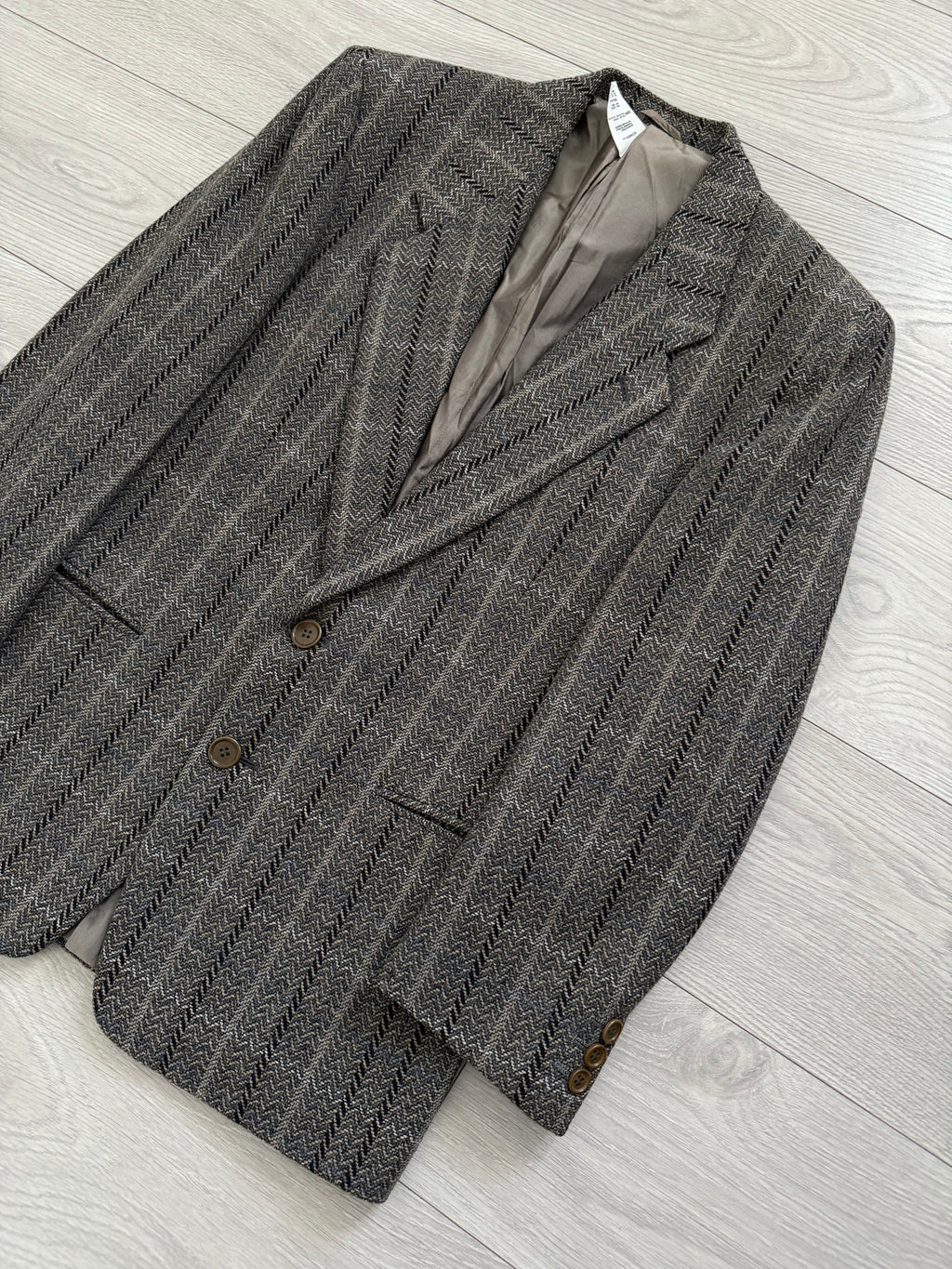 Giorgio Armani Black Label 1990s 2B Textured Sports Jacket Blazer - Size S