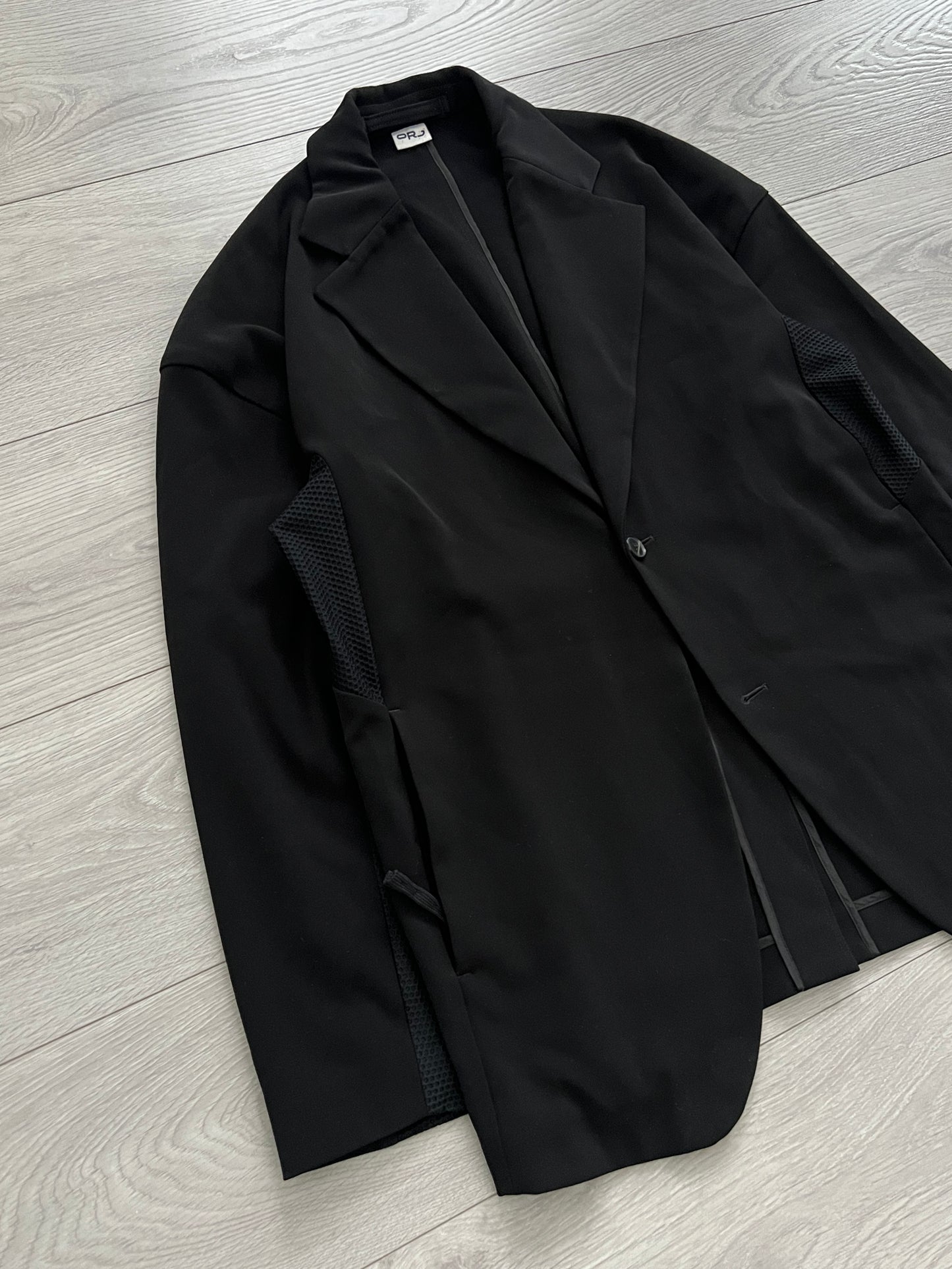 Issey Miyake OJR Tag 1990s Technical Pleated Suit - Size L Jacket / 32" Waist