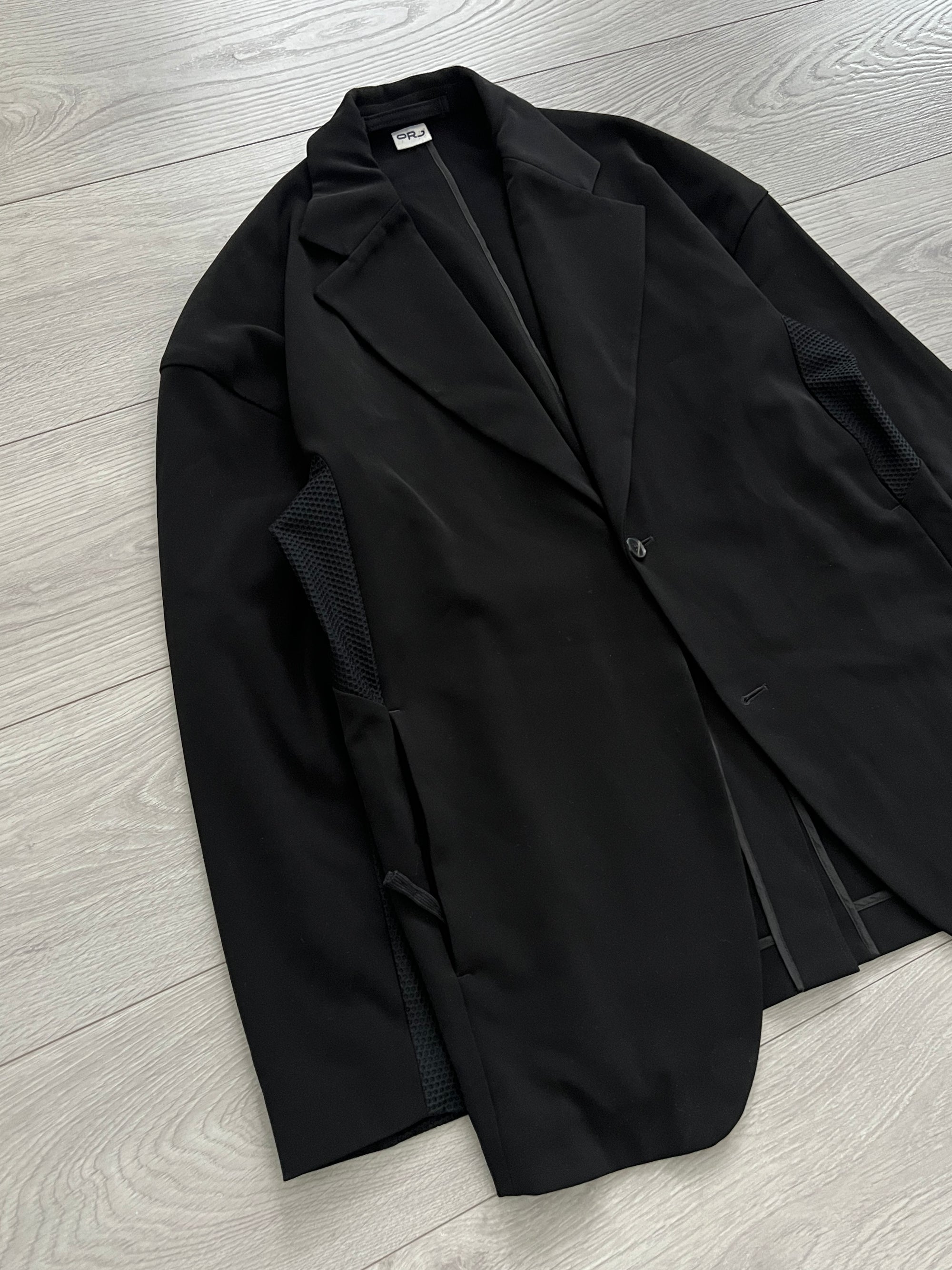 Issey Miyake OJR Tag 1990s Technical Pleated Suit - Size L Jacket / 32" Waist