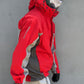 Salomon 00s Red Tri-Tone Waterproof Technical SmartSkin Jacket - Size L