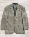 Chaps Ralph Lauren 1990s Checkered Wool Sports Jacket - Size L