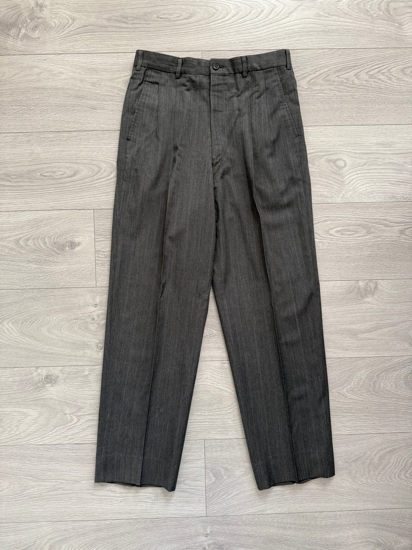 Comme Des Garcons Homme Deux 1989 Double-Breasted Pleated Suit - Size S Jacket / 32" Waist