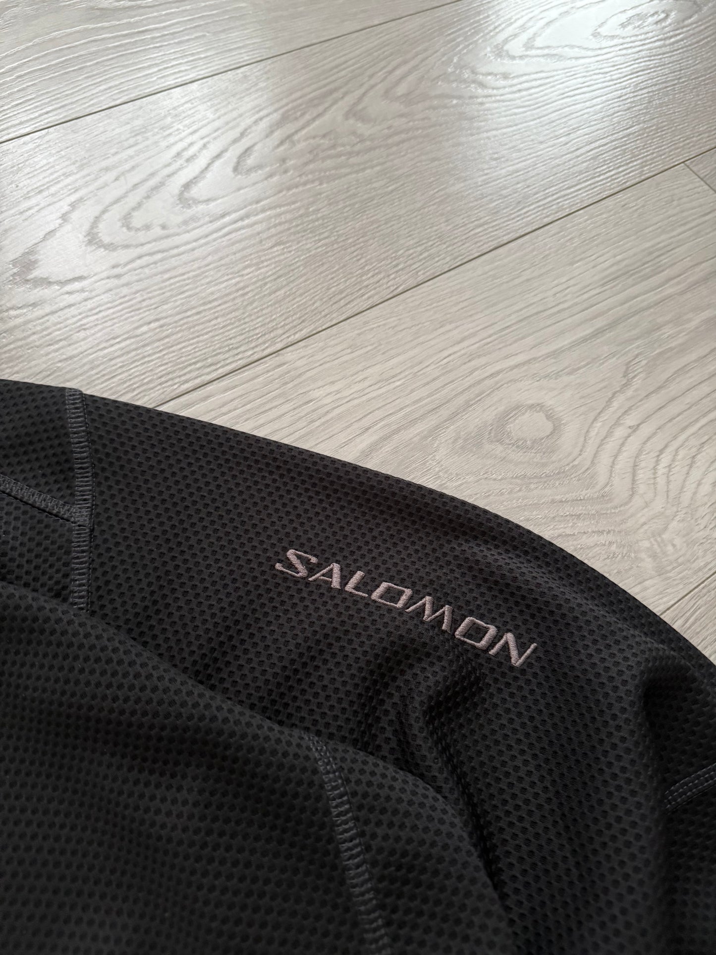 Salomon 00s Moto Mesh Black Technical Long Sleeve - Size S