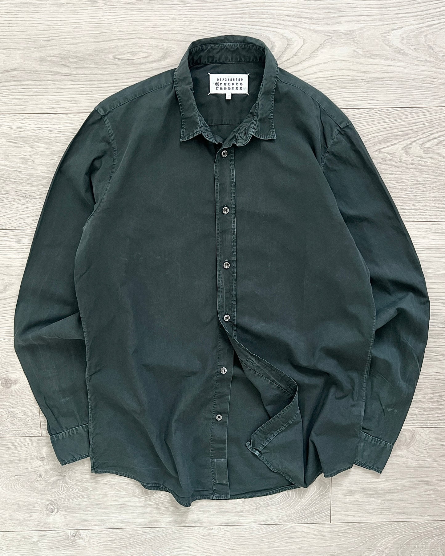 Maison Martin Margiela 2012 Oxford Green Shirt - Size M