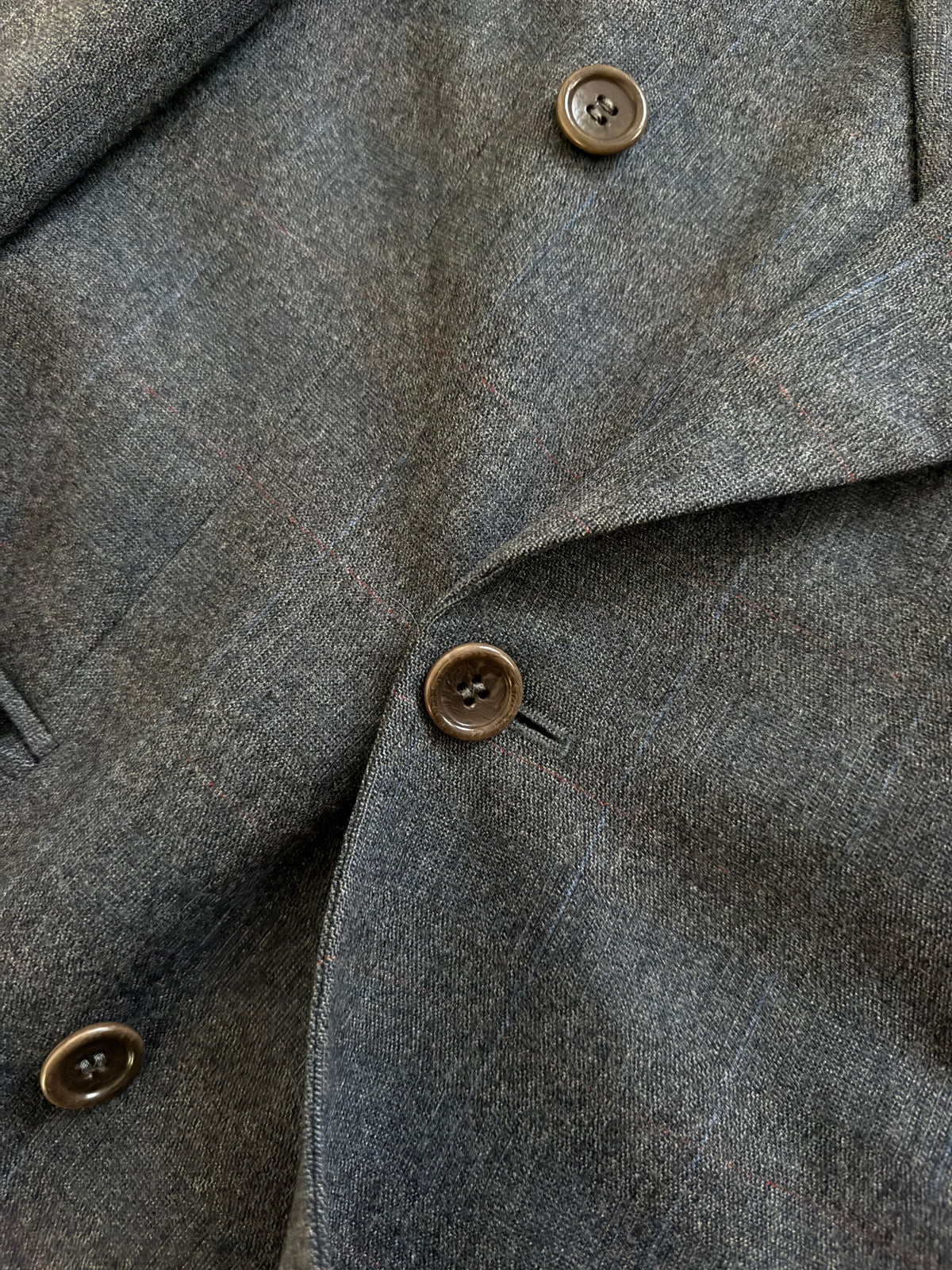 Hugo Boss 1980s Super 120s Peaked Lapel Double Breasted Wool Sport Jacket Blazer - Size XL