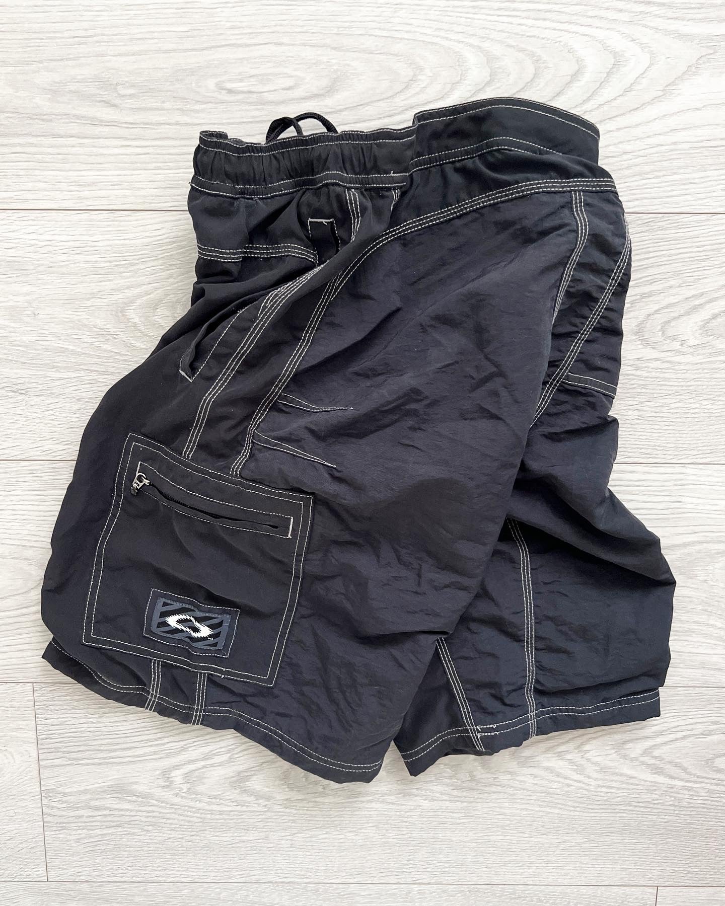 Oakley Software 00s Contrast Stitch Technical Shorts - Size S